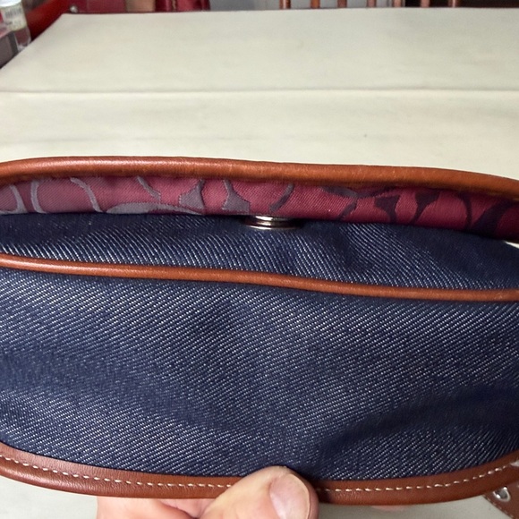 #coach signature stripe denim Bag - Picture 9 of 11